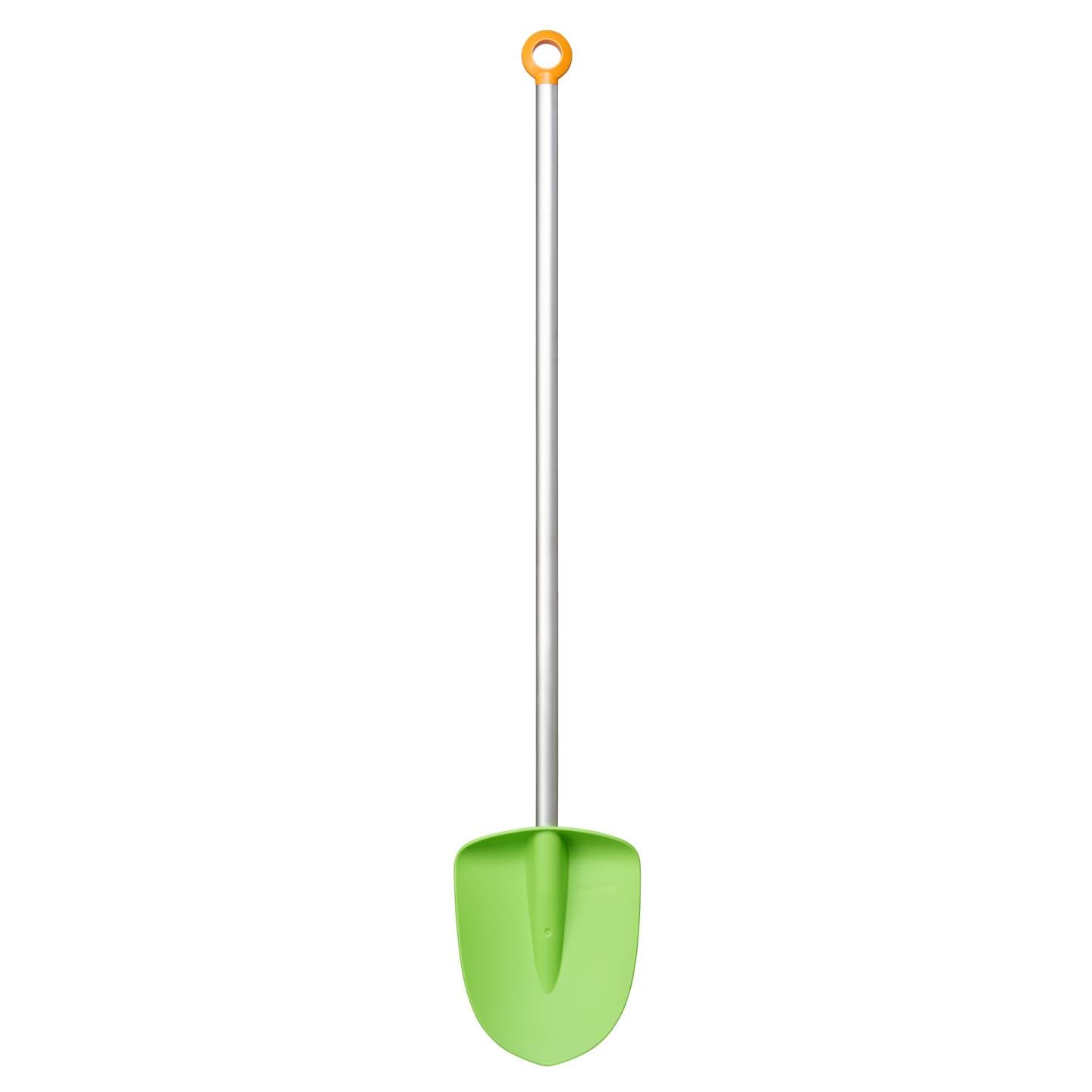 Fiskars Pala per bambini, Lunghezza: 91 cm, Testa in plastica/Manico in alluminio, Verde/Arancione, MyFirst Fiskars, 1001420