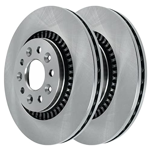 AutoShack R64159PR Front Brake Rotors Pair of 2 Driver and Passenger Side Replacement for 2005-2007 Ford Five Hundred Freestyle 2008-2009 Taurus X 2005-2007 Mercury Montego 2008-2009 Sable V6 AWD FWD