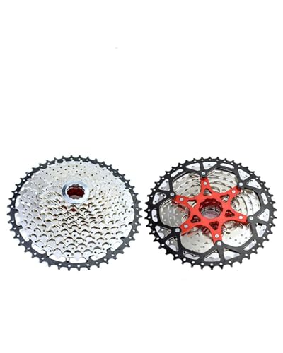 SHUGWA Velocidad Variable Cassette Ligero para Bicicleta De Montaña, 12 Velocidades, Volante De Inercia Volante de inercia de Casete(12-Speed 46T Split)