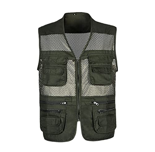 Gilet classique multi-poches homme sans manches veste de travail solide XXL