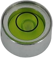 Vista 9 de Mini metal universal horizontal burbuja nivel de agua equilibrio nivel burbuja redondo 0.512x0.276 in (blanco plateado)