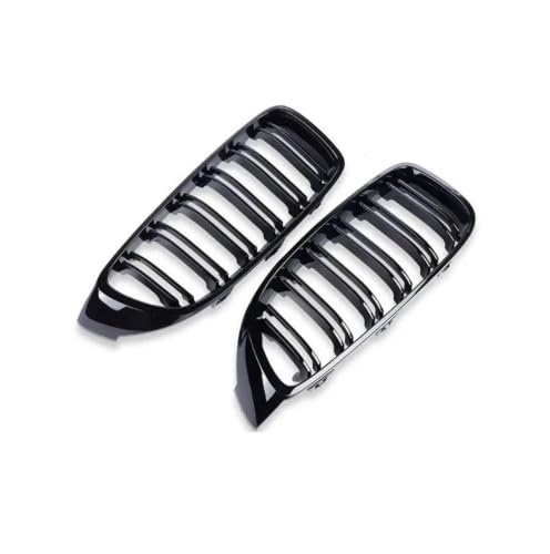 Calandre avant pour BMW F32 F33 F36 double barre noir brillant style carbone