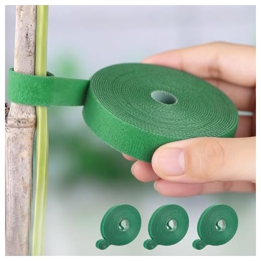 Reusable Cable Management Tie Roll, Hook and Loop Cord Organizer for Wires, Data Cable Storage Home Office Use(Green)