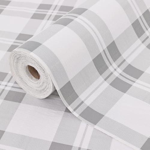 Image of Drawer Shelf Liner for Kitchen Cabinets, Non Adhesive Slip Resistant Shelf Paper Easy to Clean, Strong Grip Thickened Waterproof Washable Mats for Pantry Shelves Cupboard Dresser(Grey, 12 in x 10 FT)