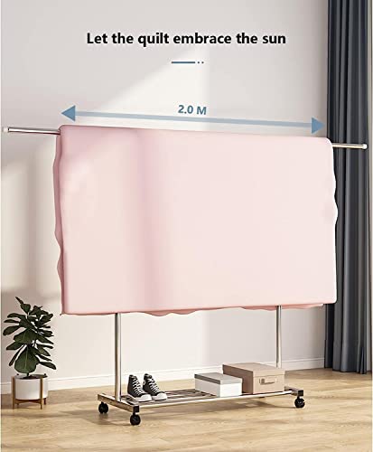 Double rail suspendu réglable pour remédier au manque de place dans vos placards de chambre - 5