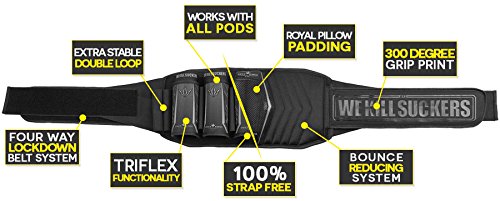 Bunker Kings V5 Supreme Pack Strapless Paintball Harness Pod Pack - 5+8 Wks Black #TOP1