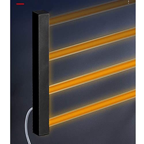 Toallero eléctrico de aluminio mate con diseño compacto para pared 5