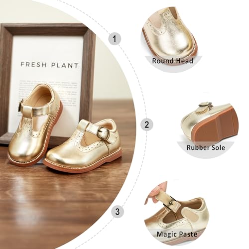 Image of Otter MOMO Toddler /Little Girls Mary Jane Slip-on School Uniform Party Dress Shoes