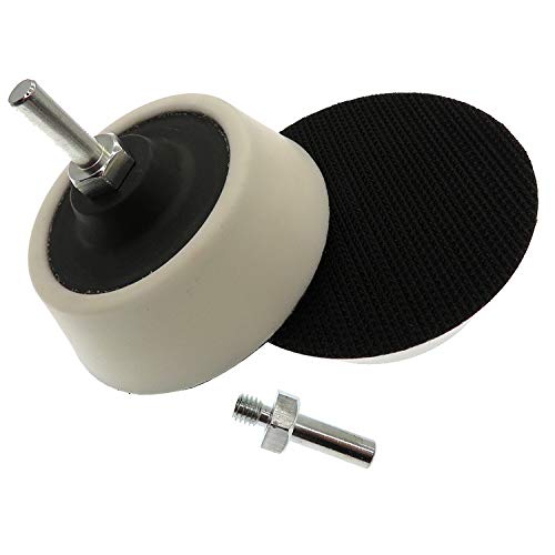 3 Inch 70mm Drill Pad Backing Pad Hook and Loop Come with 6mm Shank Power Tools Accessories 1PCS