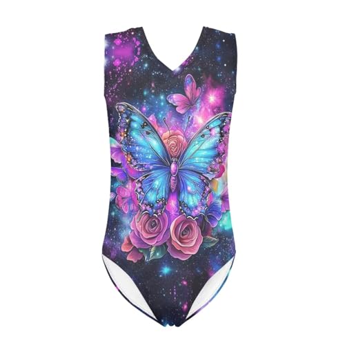 Image of ZFRXIGN Leotards for Girls Gymnastics 3-14 Years Kids Dance Clothes Summer Beachwear