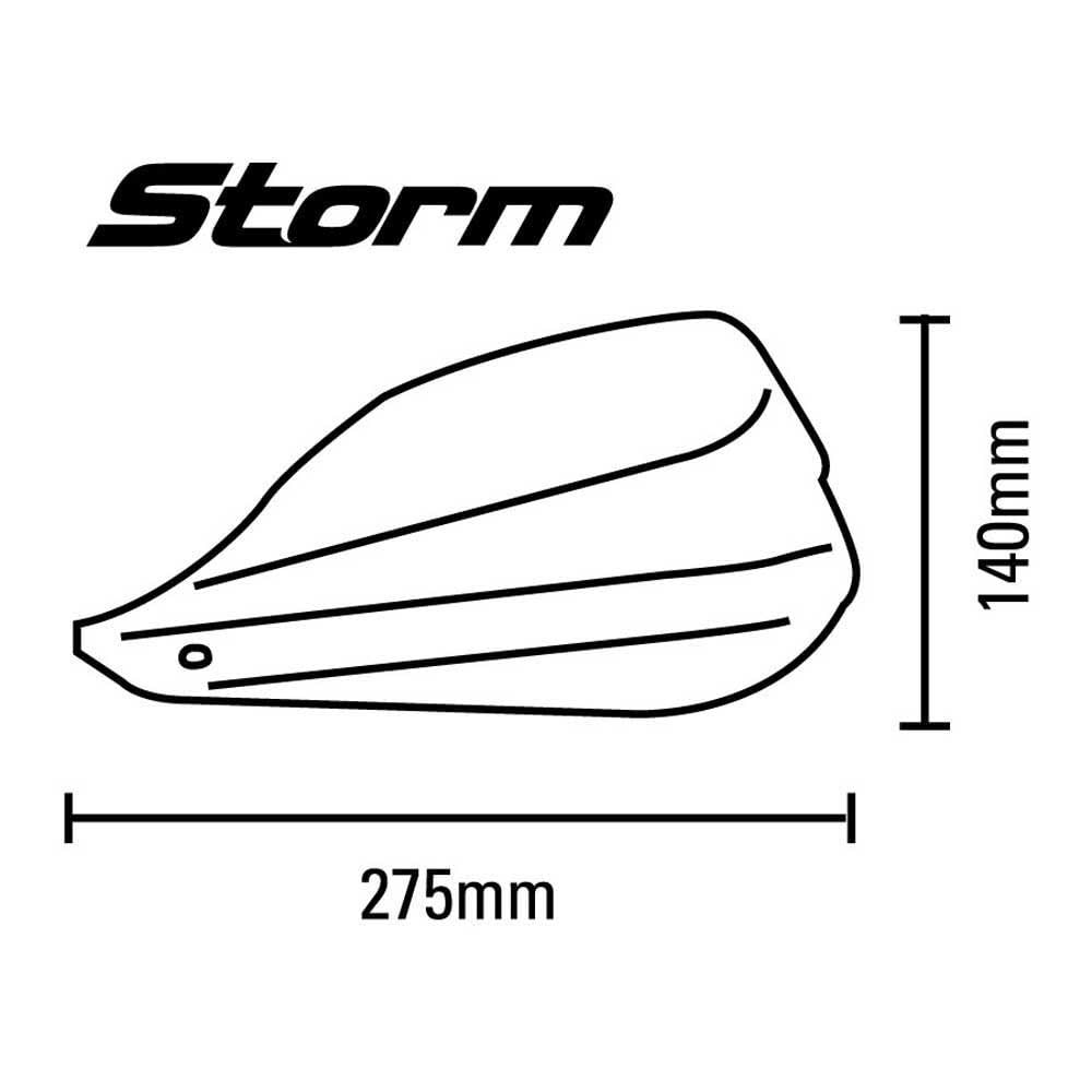 Barkbusters STM-005-02-BK Handschutz Storm Hollow Universal Schwarz