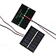 NUZAMAS 8er-Set 3V 65x48MM Micro Mini Solarpanel-Zellen, verkabelt, Für Solarenergie, Heimwerkerhaus, Gartenlicht, Wissenschaftsprojekte - Spielzeug - Batterieladegerät