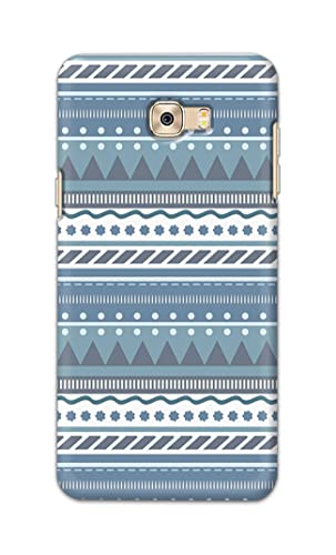 Image of Printed Hard Back Cover Case for Samsung Galaxy C7 Pro Back Cover (Seamless Geometric Tribal Pattern) -1803