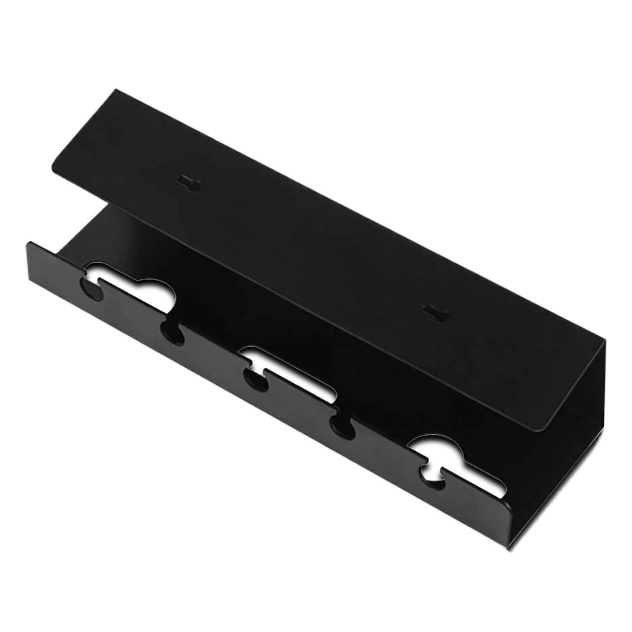 Bandeja Organizadora De Cables Bajo El Escritorio Bandeja de gestión cables for debajo del escritorio, soporte for con abrazadera, sin perforación, suministros espaciosos y resistentes(Black)