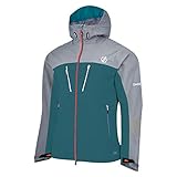 Aep Kinematics Dare 2b Herren Resolute Waterproof and Breathable Ventilated Hooded Hiking Shell Jacke, Ocean Depths/Argent Grey, XXXL