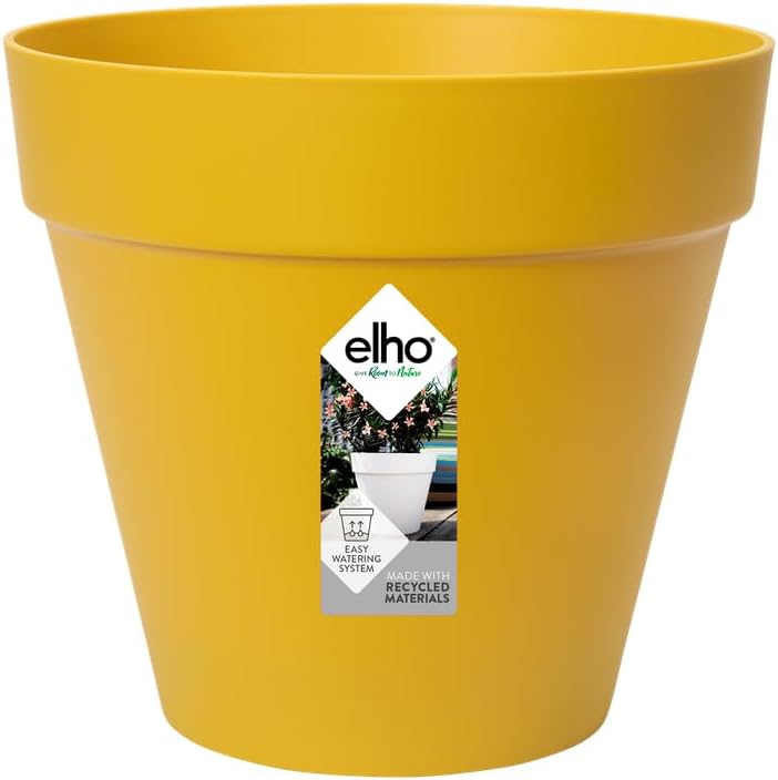 Elho Loft Urban Round Flower Pot, White