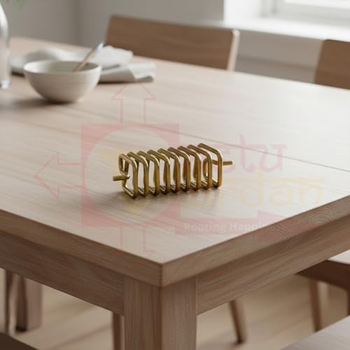 Image of Brass Spring (Set-9) || Anticlock Wise Spring || Vastu Spring Remedy || Vastu Remedy || Direction-South West ||