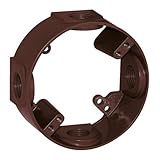 Sigma Electric 14236BR 1/2-Inch 4 Hole Round Extension Ring, Bronze
