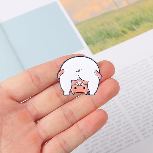 Image of Cute Enamel Pins Cartoon Lapel Pin Brooch Badge for Backpack Jackets Funny Tiger Pins for Gift Anime Enamel Pin for Clothing Hat Decoration