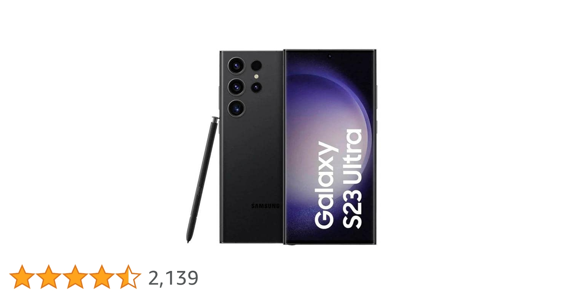 【Global Model】Samsung Galaxy S23 Ultra Samsung Galaxy S23 Ultra Android Smartphone, 512 GB, 5,000 mAh