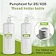 MONPPYBOX 3 Stück Dosierpumpe für B. Body Nutrition, Vital Drink Erstpumpe Wiederverwendbarer Pumpspender für 500ml/1000ml Flaschen mit 6 Langen Schläuchen