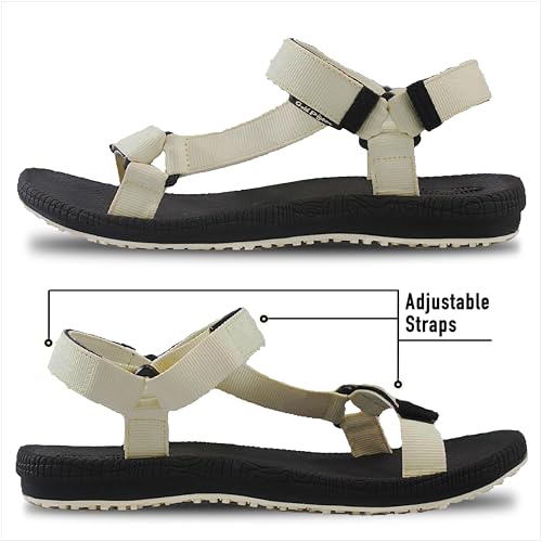 Image of Gold Pigeon Shoes SIMPLUS Lightweight Yoga Mat Cushion Sole. Womens Sandals with Back Strap for Travel, Hiking & Sport. Comfortable Water Sandals for Women.