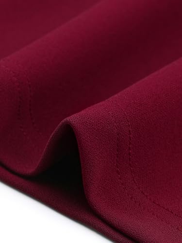 Image of Agnes Orinda Plus Size Sheath Dress for Women Sleeveless Boat Neck Casual Straight Pencil Work Dresses