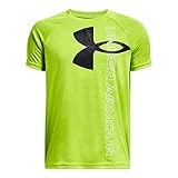 clinique youth surge night ??????  Under Armour Boys\' Standard Tech Split Logo Hybrid Short-Sleeve T-Shirt, (372) Lime Surge / / Black, Youth Medium