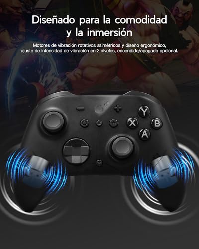 Mando Inalámbrico PC y Switch GuliKit ES PRO Negro con Joysticks TMR 5
