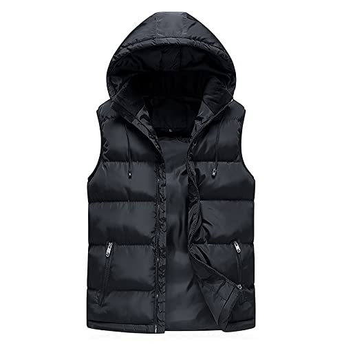 Gilet Imbottito Senza Maniche Da Uomo Jack In The Box - Leggero E Resistente All'acqua - Colore Nero - Taglie S-6XL