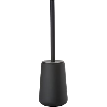 Zone Denmark Nova One Toilettenb rste Klob rste aus Keramik WC B rste mit B rstenhalter Soft-Touch-Beschichtung Durchm. 103 cm H he 37 cm Schwarz