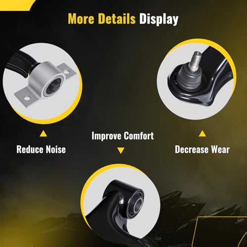 TUCAREST 2Pcs K620354 K620355 Left Right Front Lower Control Arm and Ball Joint Assembly Compatible With 2000-2003 Ni-ssan Maxima /00-01 In-finiti I30 02-04 I35 Driver Passenger Side Suspension - Image 5