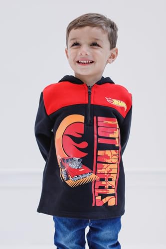 Hot Wheels Half Zip Hoodie Toddler to Big Kid2