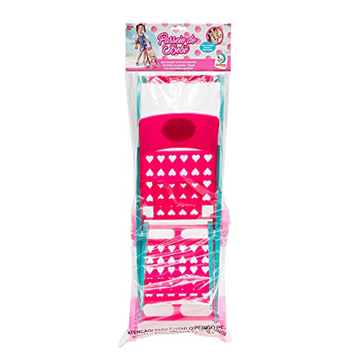 Carrinho de Boneca Dobrável Cardoso Rosa