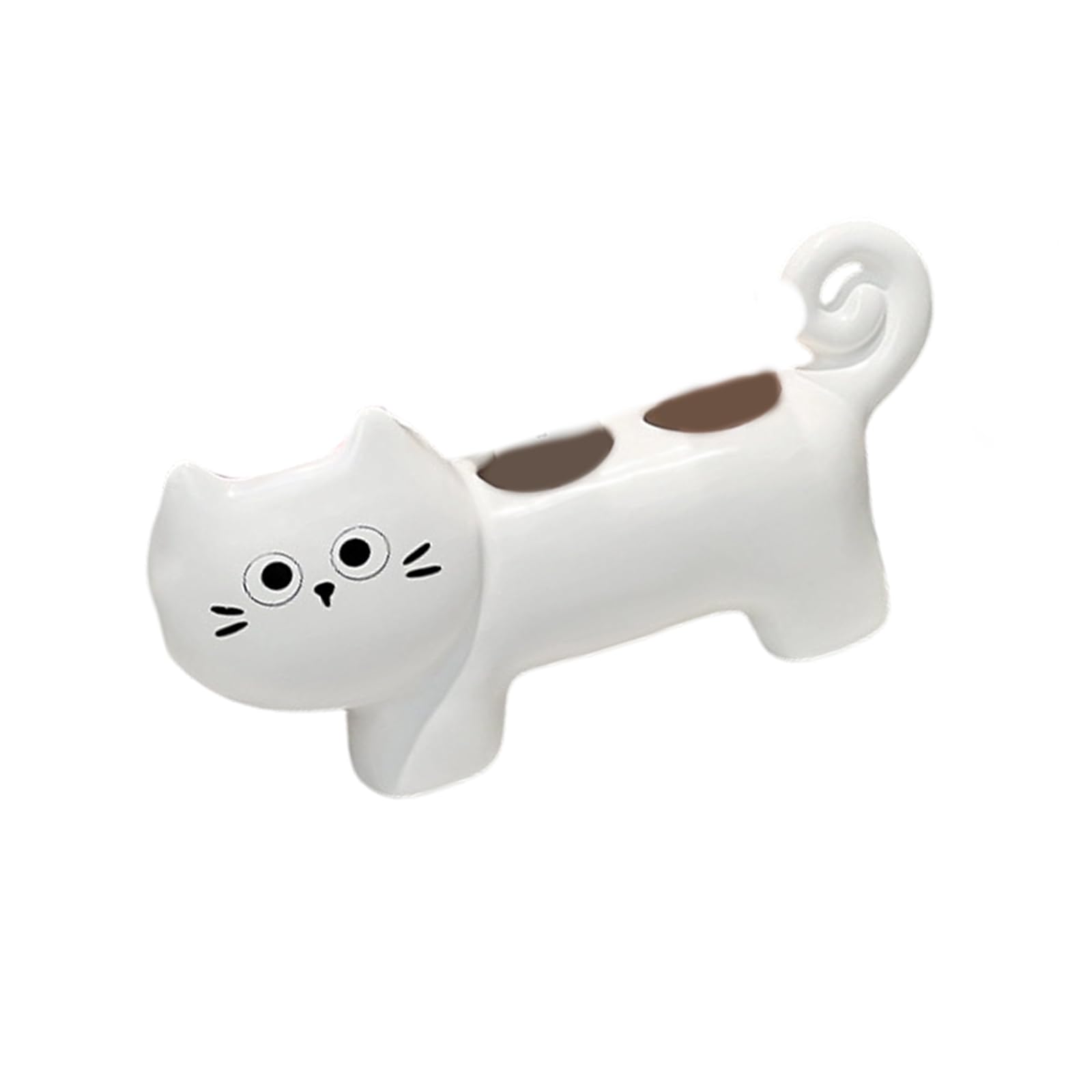 Ceramic Electric Toothbrush Holder with 3 Slots Toothbrush Toothpaste Organiser Stand for Bathroom Countertop and Vanity Bathroom Countertop Holder