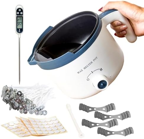 Ksedcon Wax Melter for Candle Making with Thermometer, Electric W...