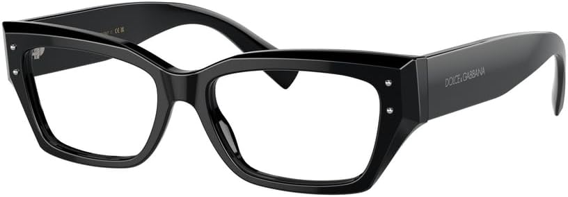 Dolce & Gabbana DG3387 Eyeglasses Black 53mm