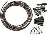 Korda Karpfenzubehör für Montagen zum Karpfenangeln Basix Lead Clip Action Pack