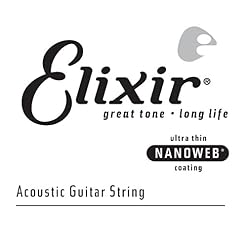 Cordes Elixir® à l’unité en Bronze 80/20 pour guitare acoustique avec revêtement NANOWEB® (.059) - Les Beatles, Paul McCartney, John Lennon, RIngo Starr, George Harrison