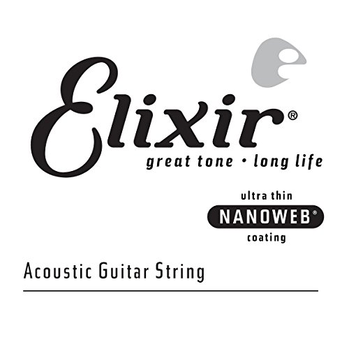 Cordes Elixir® à l’unité en Bronze 80/20 pour guitare acoustique avec revêtement NANOWEB® (.059) - Les Beatles, Paul McCartney, John Lennon, RIngo Starr, George Harrison Cordes Elixir® à l'unité en Bronze 80/20 pour guitare acoustique avec revêtement NANOWEB® (.059)