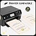 WSICSE 72 Pcs Certificate Kit, Includes 24 Pcs Black Certificate Holders & 24 pcs Letter Size Certificate Papers & 24 pcs Gold Foil Award Seals for 8.5 x 11 Inch Diploma Graduation Documents