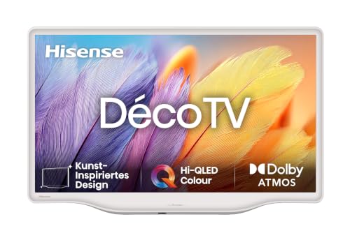 Hisense 43S5DQ Deco TV, 108cm (42 Zoll), UHD QLED, HDR10, Dolby Atmos, QLED Colour, 60Hz, DVB-T2+C+S2 Tuner, WiFi, HDMI, Gallerie Mode… – Ansicht 1