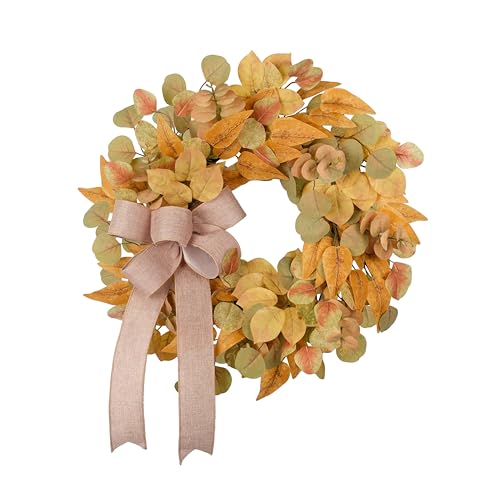 LushNook Fall Wreath for Front Door 24 Inch, Elegant &