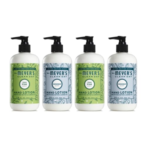 Image of Mrs. MEYER'S Clean Day Hand Lotion 12 Oz Each, Snowdrop (2), Iowa Pine (2), 1 CT (Variety Pack)