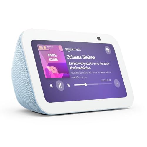 Echo Show 5 (Neueste Generation) | Kompakter smarter Touchscreen mit Alexa zum Steuern deines Smart Homes und mehr | Graublau