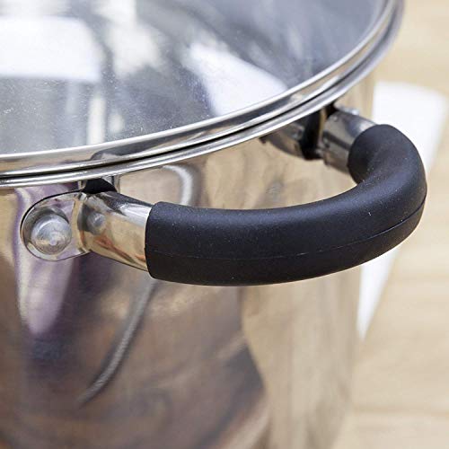 24cm Stainless Steel Casserole Dish by Tower T80837 - Silver - Image 5