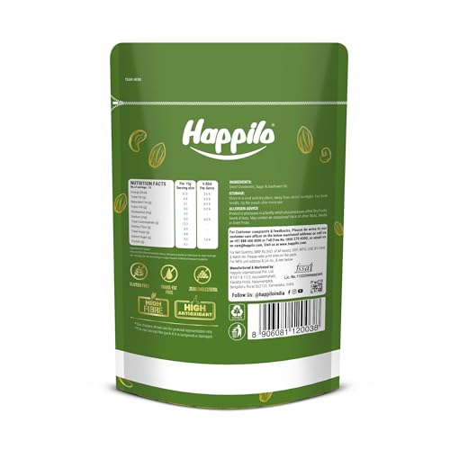 Image of Happilo Premium Californian Whole Cranberries Dried & Sweet Pouch 200 g (Pack of 2) | All Natural Dried Cranberries | Add them in Desserts or Breakfast | Healthy Dried Fruits