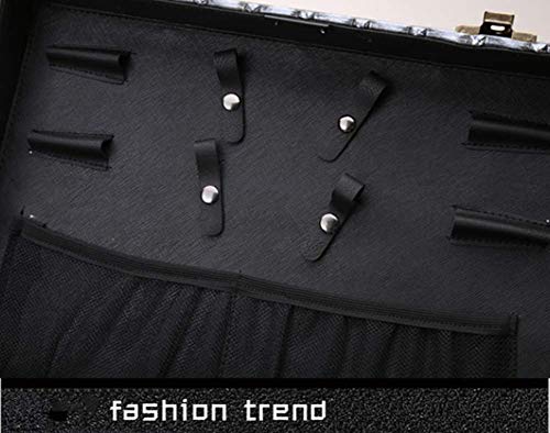 BYCDD Trolley Kosmetikkoffer Schminkkoffer, Multikoffer Etagenkoffer Taschen mit 360° Rollen Tragbarer Abnehmbar Beauty… – Bild 4