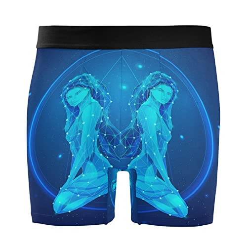 Calzoncillos bóxer ultrasuaves Vnurnrn Géminis elásticos antirozaduras pack de 2