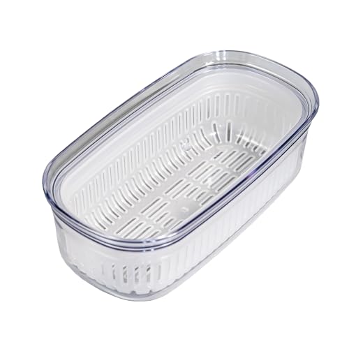 OKA Vegetable Stocker, White, Slim, Veggie Maji Series